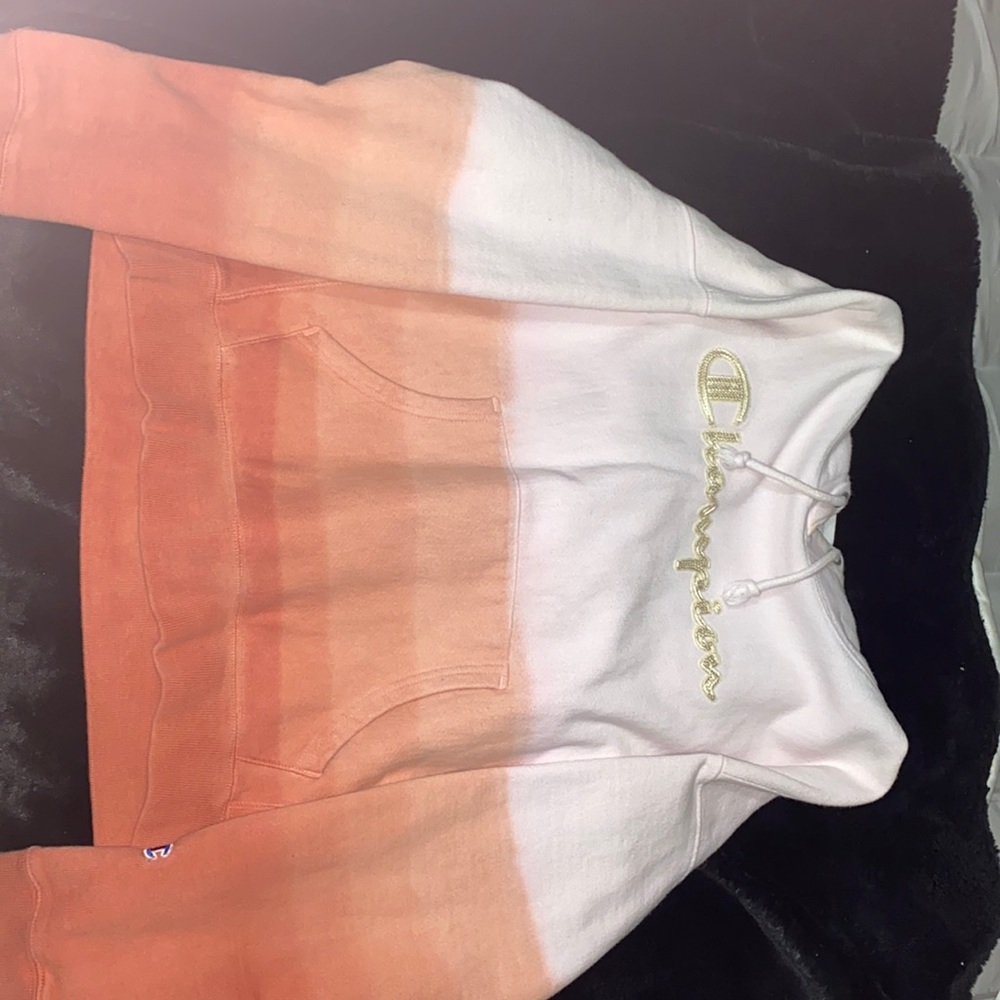 Pink red orange hoodie
